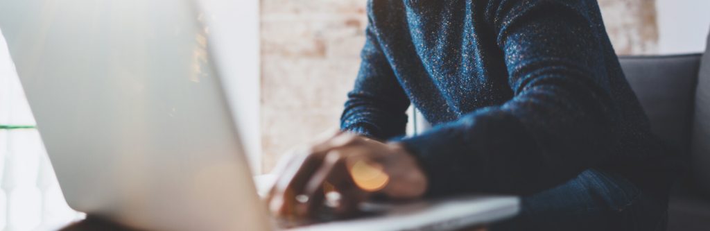 Man on his laptop