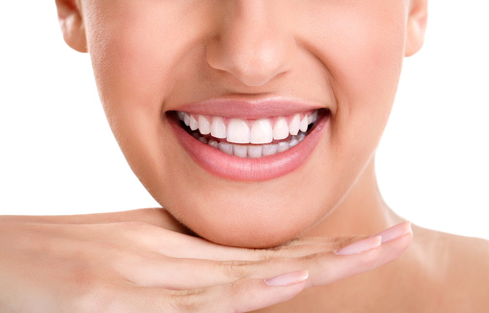 close up of a perfect smile